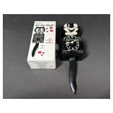 Kit-Cat Klock Black Wall Clock w/ Box