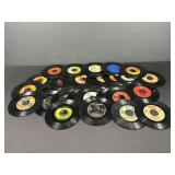 Various 45s Records Beatles, Queen, Elton John,