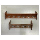 Wooden Heart Design Shelf