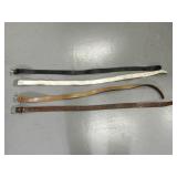 4 Vintage Belts