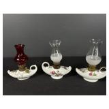3 Small Vintage Oil Lamps