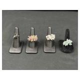 4 Unique Colorful Rings