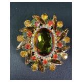 Rhinestone brooch/pendant