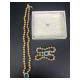 Vintage Ciner necklace and bracelet set
