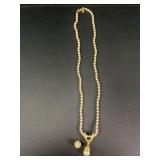 Nolan Miller interchangeably pearl tone necklace