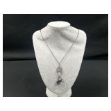 Sterling Silver Birdhouse Charm Necklace