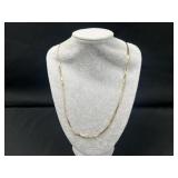 14kt Herringbone Necklace