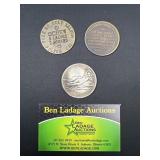 Vintage Saloon Tokens Dodge City & Da Vinci Coin