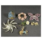 Vintage Fashion Brooches