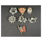 Vintage Fashion Brooches