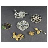 Vintage Fashion Brooches
