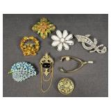 Vintage Fashion Brooches