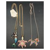 Turtle necklace and more