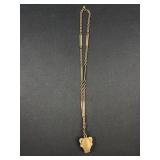 Vintage Gold Tone Watch Chain Necklace