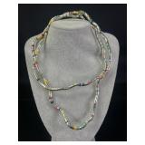 Moldable beaded necklace