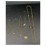 Vintage Costume Necklaces Damascene, Kenneth J
