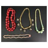 Vintage beaded necklaces and more