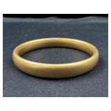 Simmons Gold Tone Hinged Bangle Bracelet