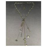 Vintage Betsy Johnson Skeleton Key Necklace