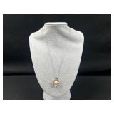 Sterling Silver Pearl Oyster Necklace