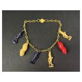 Planters Peanut charm bracelet