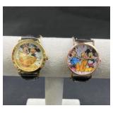 Mickey & Minnie Logo Wristwatch
