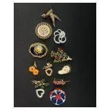 Floral brooches and more