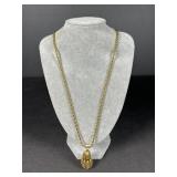 Vintage Florenza Perfume Pendant Necklace