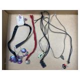 Cord necklaces with charms
