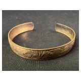 1934 Chicago worlds fair brass bracelet