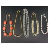 Coro, cut glass necklaces and more