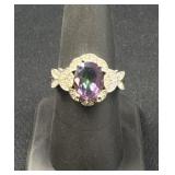 Sterling Silver Mystic Topaz Ring