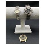 3 Watches with XinHua Floral & Quartz
