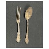 Reed & Barton Sterling Silver Fork and Spoon