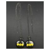 2 Batman Pocket Watches w/ Chains
