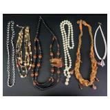Beaded necklaces