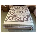 Handmade Patchwork Quilt Floral & Geometric Patter