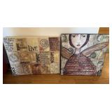 2 Kelly Rae Roberts Inspirational Canvas Art