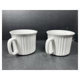Corningware French White mugs