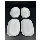 Corningware French White pieces