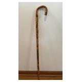 Decorative Painted Wooden Walking Cane