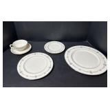 Lenox Blue and Purple Fruit Dish Ware Set