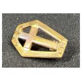 10K Gold WSCS Cross Pin