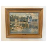 Claude Monet Bridge at Argenteuil Framed Print