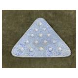 Handmade Pottery Triangle Game Board