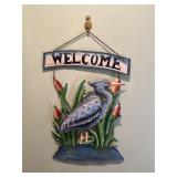 Metal Welcome Sign