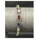 Sterling Silver rhinestone bracelet