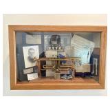 Vintage Cornet Shadow Box w/ Sousa Connection