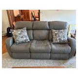 Gray Power Reclining Sofa