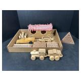 Vintage Wooden Board Games, Cars, and More